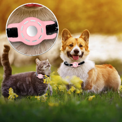 AirTag Cat Collar Holder - 2 Pack of Protective Holders for Apple AirTag Compatible with Cat and Small Dog Collars (up to 1/2 Inch)