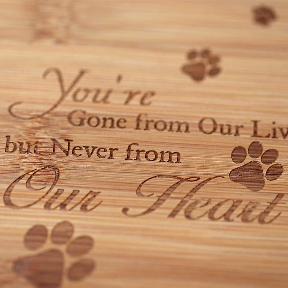Elegant Wooden Cremation Urns for Pet Ashes - Memorial Keepsake Boxes for Dogs